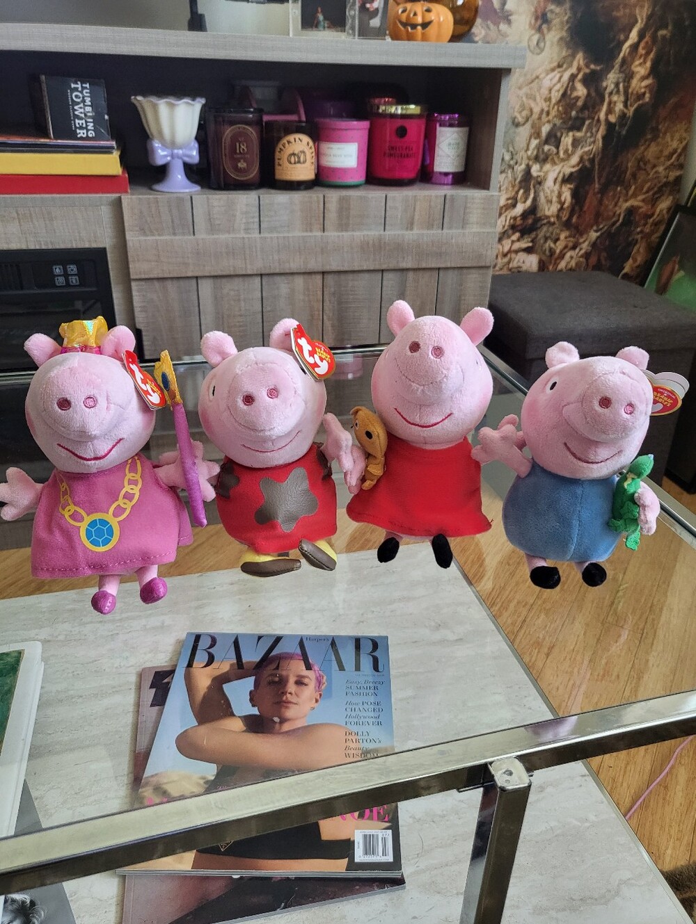 TY Beanie Babies Peppa Pig & George Set (4)